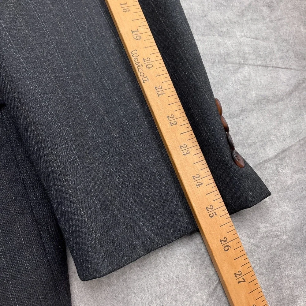Chaps Ralph Lauren Blazer Men 46R Gray Stripe Wool Classic Career Jacket Canada